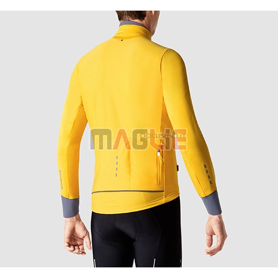 Maglia La Passione Manica Lunga 2019 Giallo Grigio